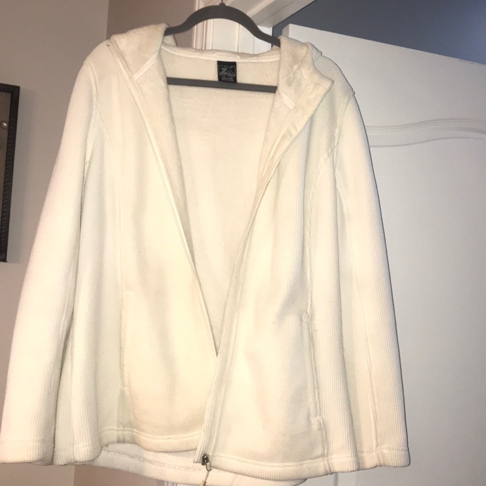 ZeroXposur cream colored Sweater Jacket